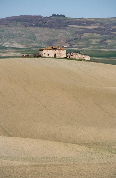 Paisaje rural en Toscana — Foto de Stock