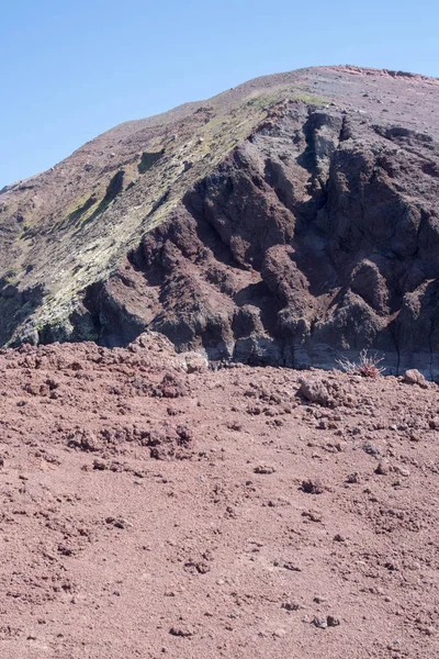Dentro da cratera, Monte Vesúvio — Fotografia de Stock