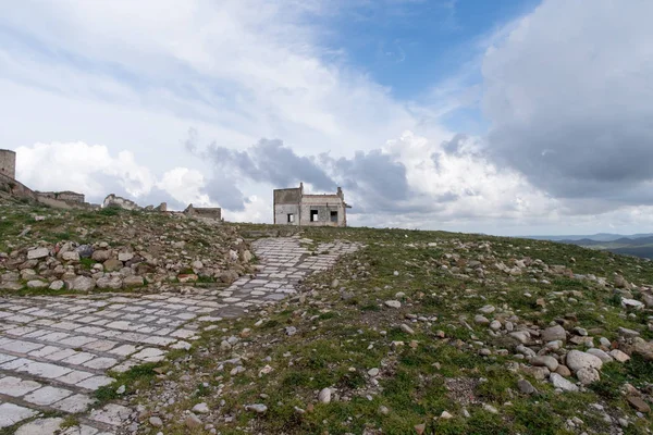 Ruiny Craco, Włochy — Zdjęcie stockowe