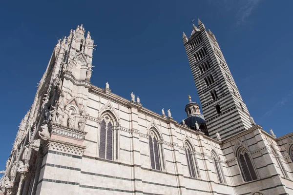 Catedral y Torre de Siena — Foto de Stock