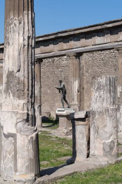 Kalıntıları Apollo Tapınağı, Pompei, İtalya