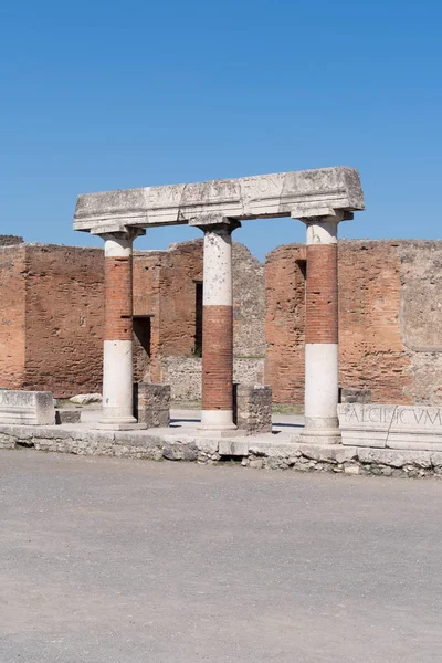 Ruiny Pompei, Włochy — Zdjęcie stockowe