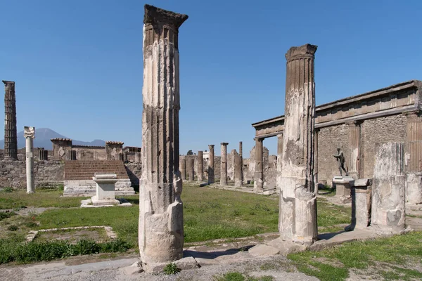 Pompeia ruínas, Património Mundial da UNESCO, Itália — Fotografia de Stock