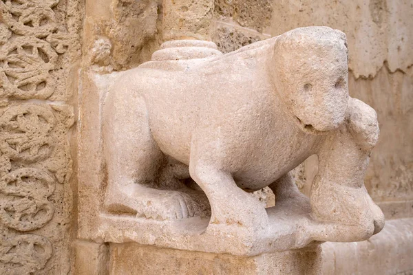 Lion standbeeld, Matera, Italië — Stockfoto