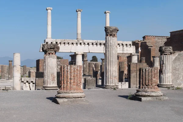 As Ruínas de Pompeia, Itália — Fotografia de Stock