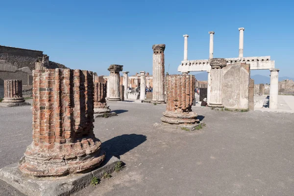 Ruinerna av Pompeji, Italien — Stockfoto