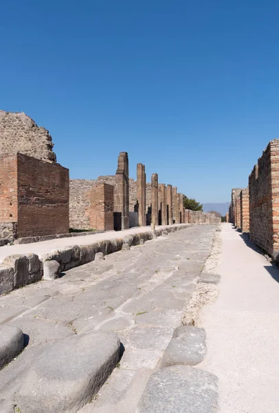 As Ruínas de Pompeia, Itália — Fotografia de Stock