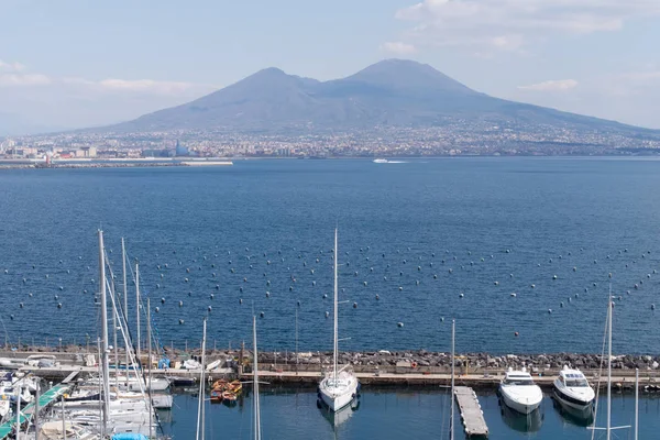 Napoli Mergellina körfezindeki — Stok fotoğraf