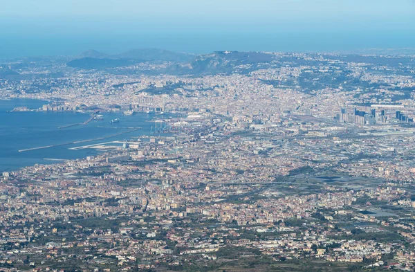 Alta vista di Napoli, Italia — Foto Stock