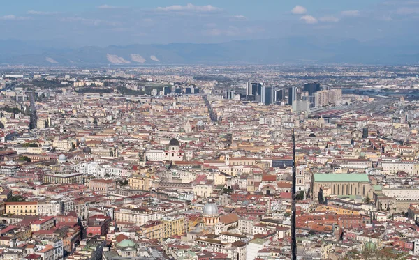 Alta vista dal centro storico di Napoli — Foto Stock