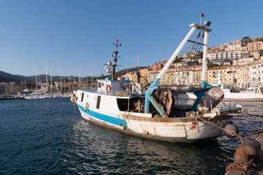 Eski liman, Porto Santo Stefano, Toskana, İtalya