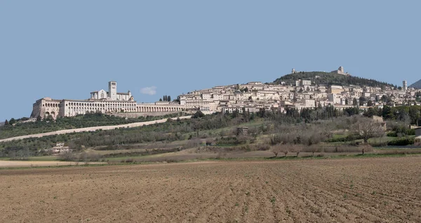 İtalya, Assisi Panoraması — Stok fotoğraf