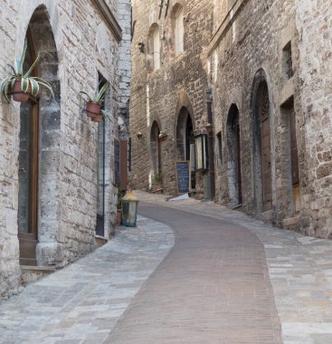 Assisi street, İtalya