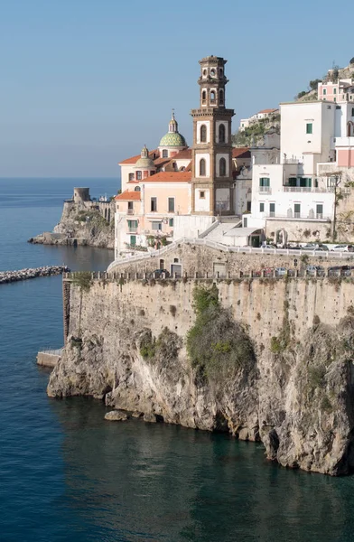 Atrani, amalfiküste, provinz salerno, italien — Stockfoto