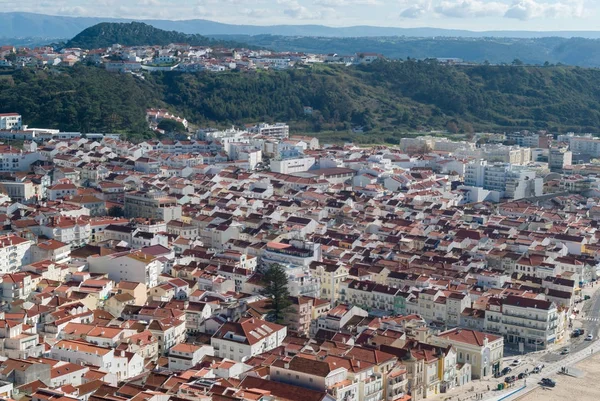 Nazare, Portugalsko. Pohled — Stock fotografie