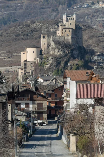 Burg von Saint Pierre, Aostatal, Italien — Stockfoto