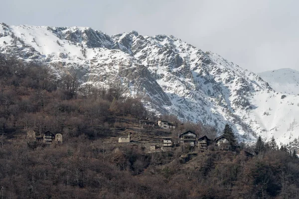 イタリア、ヴァッレ ・ ダオスタ州山 — ストック写真