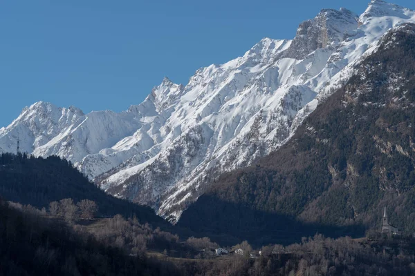 Aosta údolí hor — Stock fotografie