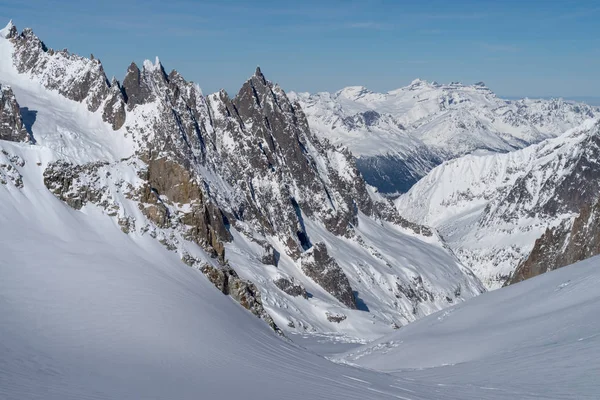 Italië, Courmayeur, Mont Blanc bereik — Stockfoto