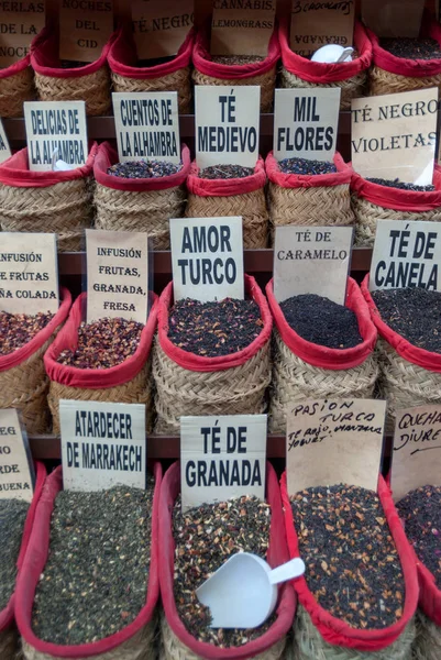 Surtido de té en el mercado —  Fotos de Stock