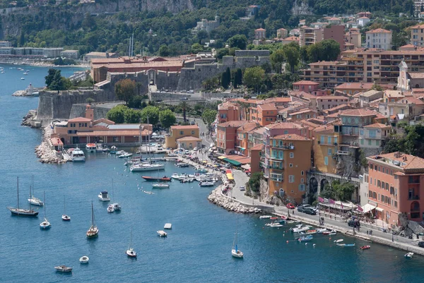 Villefranche-sur-mer oude stad, Franse Rivièra — Stockfoto