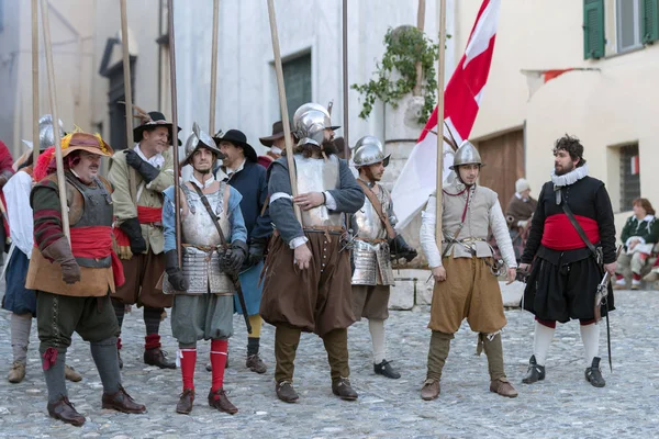 Medieval costume party — Stock Photo, Image