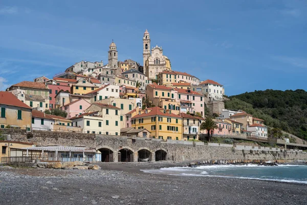 Cervo, middeleeuws dorp, Italië — Stockfoto