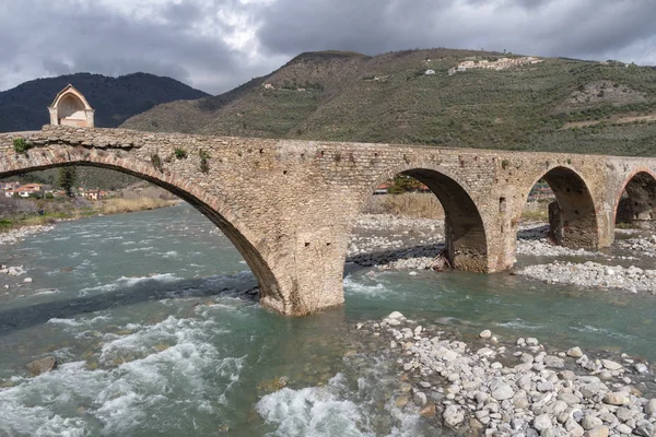 Pont romain en pierre, Taggia, Ligurie, Italie — Photo