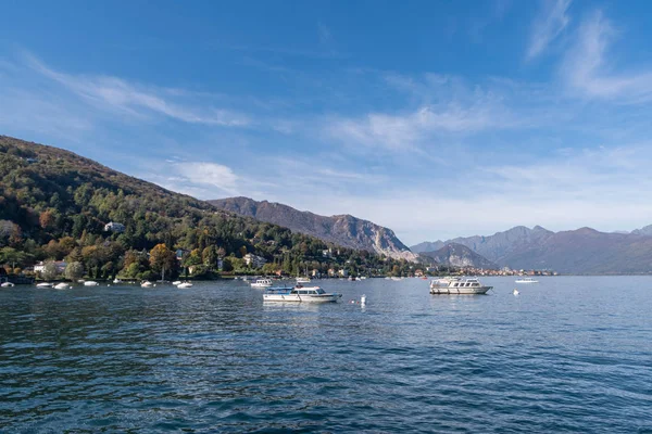 Jezero Maggiore, Stresa, Piemont, Itálie — Stock fotografie