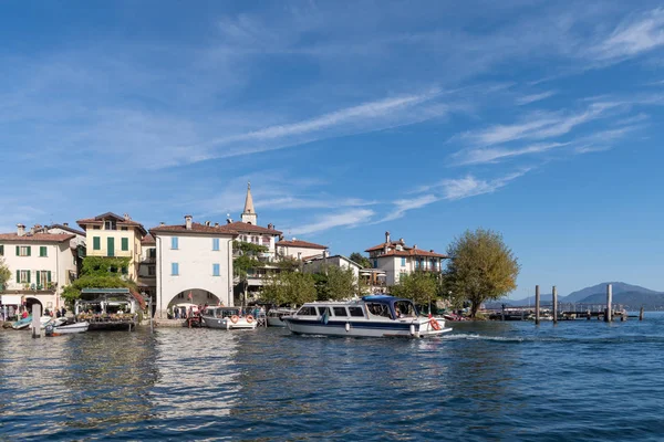 Isola dei Pescatori (Fishermen���s Island), Lake Maggiore, North — ストック写真