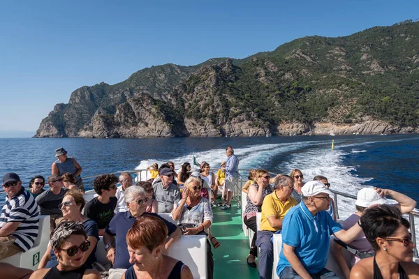 Italiaanse Rivièra. Beroemde toeristische bestemming in de regio Ligurië — Stockfoto