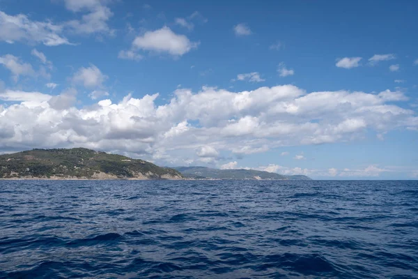 Capo Berta, İtalyan Rivierası, Ligurian Denizi, Akdeniz — Stok fotoğraf