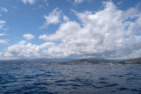 Капо-Берта, Итальянская Ривьера, Лигурийское море, Средиземное море — стоковое фото