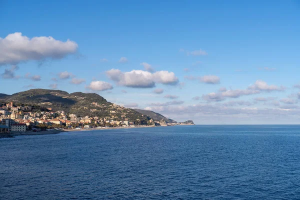 Riviera Italiana, Mar da Ligúria, Mediterrâneo — Fotografia de Stock