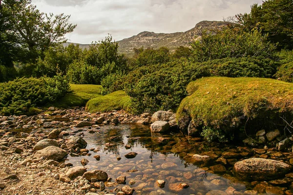 Paisagem montanhosa, Parque Natural da Córsega, França — Fotografia de Stock
