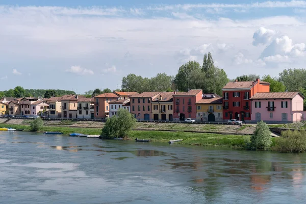 Rio Ticino Pavia Região Lombardia Itália — Fotografia de Stock