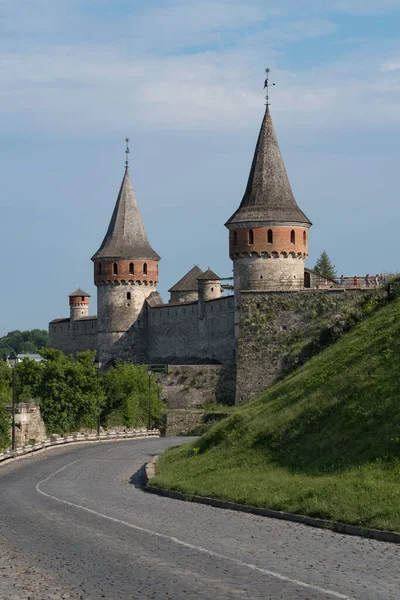 Fortezza Medievale Kamyanets Podilsky Situato Nell Ucraina Occidentale Storica Regione — Foto Stock