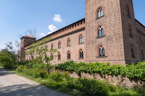 Pavia Talya Mayıs 2018 Pavia Lombardy Bölgesinde Visconti Kalesi Yüzyıl — Stok fotoğraf
