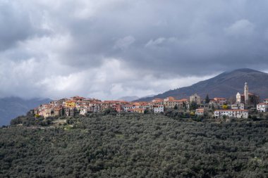 Torria antik köyü, Imperia ili, Liguria bölgesi, Kuzey Batı İtalya