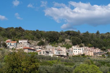 Verezzi köyü, Borgio Verezzi belediyesi, Savona ili, Liguria, İtalya