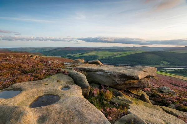 Derwent Edge Rocas — Foto de Stock