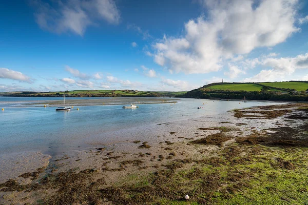 Boats on the Camel Estuary — Stock Photo, Image