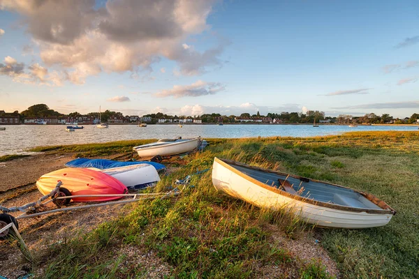 Bosham, tekneler — Stok fotoğraf