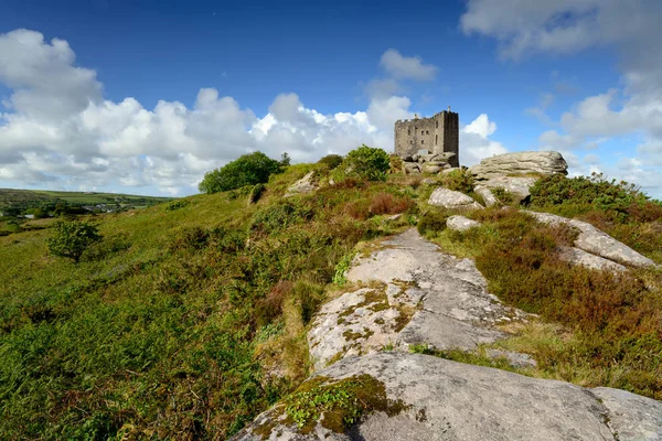 Carn Brea hrad v Cornwallu — Stock fotografie