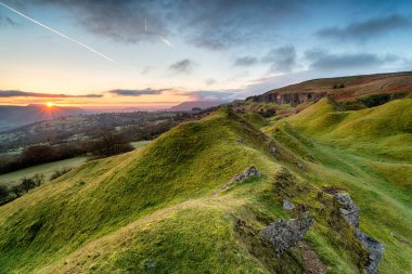 Sunrise in the Brecon Beacons clipart