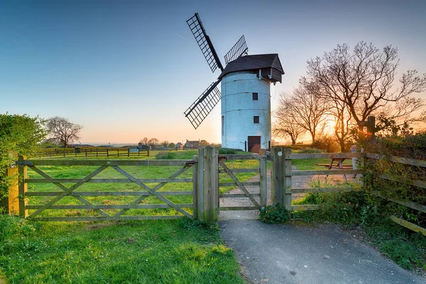 Moinho de vento Ashton em Somerset — Fotografia de Stock