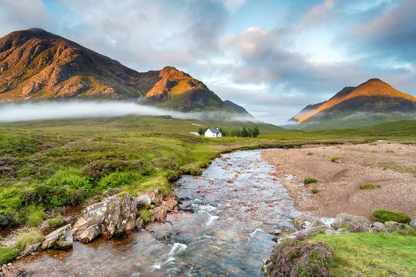 Der Fluss coe bei glencoe in Schottland — Stockfoto