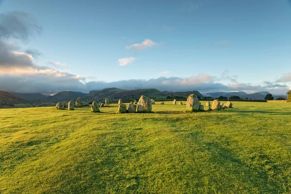 Manhã cedo em Castlerigg — Fotografia de Stock