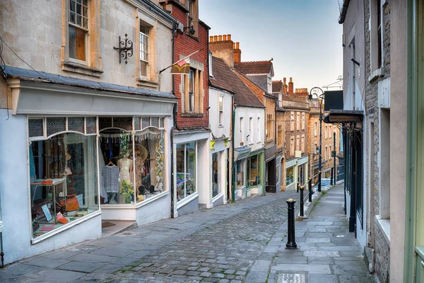 Geplaveide street — Stockfoto