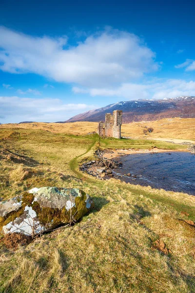 Hrad Ardvreck ve Skotsku — Stock fotografie